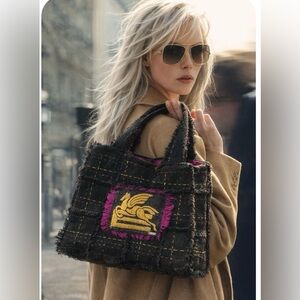 Fancy handmade reversible purse